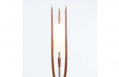 John Keal John Keal Sculpted Walnut Brass Table Lamp for Modeline - 2236518