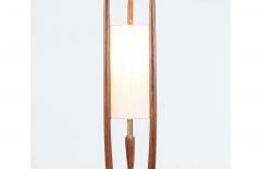 John Keal John Keal Sculpted Walnut Brass Table Lamp for Modeline - 2236519