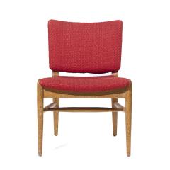 John Keal John Keal for Brown Saltman Mid Century Beached Mahogany Dining Chairs Pair - 3932257