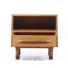 John Keal John Keal for Brown Saltman Mid Century Bleached Mahogany Highboy Dresser - 3824381