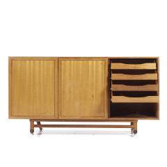 John Keal John Keal for Brown Saltman Mid Century Bleached Mahogany Lowboy Dresser - 3839999