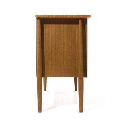 John Keal John Keal for Brown Saltman Mid Century Bleached Mahogany Tambour Door Credenza - 3936632