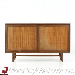 John Keal John Keal for Brown Saltman Mid Century Cane Lowboy - 3688369