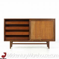 John Keal John Keal for Brown Saltman Mid Century Cane Lowboy - 3688370