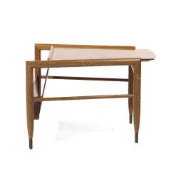 John Keal John Keal for Brown Saltman Mid Century Magazine Side Table - 3924686