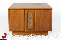 John Keal John Keal for Brown Saltman Mid Century Plinth Base 2 Door Cabinet - 2367347