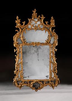 John Linnell EXCEPTIONAL MID 18TH CENTURY GEORGE II CARTON PIERRE GILT MIRROR - 1953840