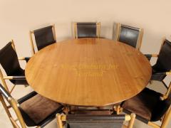 John Makepeace A rare and complete original JOHN MAKEPEACE maple wood dining room suite - 3312656