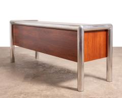 John Mascheroni 1970s Brazilian Rosewood Tubo credenza designed by John Mascheroni for Vecta - 3458748