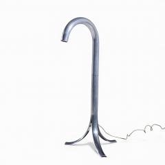 John Mascheroni John Mascheroni Mid Century Aluminum Tube Floor Lamps Pair - 4418197