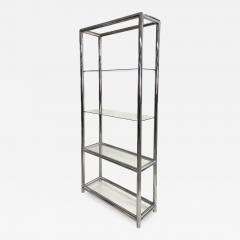 John Mascheroni Mid Century Modern Chrome Etagere by John Mascheroni - 3467504