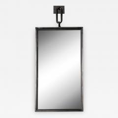 John McDevitt A Patinated Steel Rectangular Pendant Mirror Smaller Size - 272392