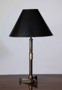 John McDevitt Pair of Steel Table Lamps with Tripod base in Statuary Bronze Finish - 271294