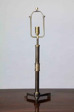 John McDevitt Pair of Steel Table Lamps with Tripod base in Statuary Bronze Finish - 271296