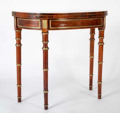John McLean Regency Rosewood Banded Foldover Games Table Attributed to John McLean - 4444792