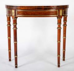 John McLean Regency Rosewood Banded Foldover Games Table Attributed to John McLean - 4444795