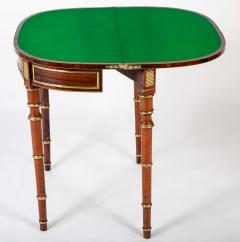 John McLean Regency Rosewood Banded Foldover Games Table Attributed to John McLean - 4444798