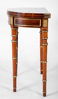 John McLean Regency Rosewood Banded Foldover Games Table Attributed to John McLean - 4444800