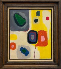 John Millard Ferren Original 1968 Abstract Oil Painting by John Ferren Listed Artist - 4336879