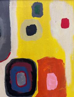 John Millard Ferren Original 1968 Abstract Oil Painting by John Ferren Listed Artist - 4336910