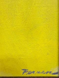 John Millard Ferren Original 1968 Abstract Oil Painting by John Ferren Listed Artist - 4336917