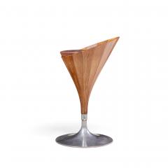 John Mortensen John Mortensen for Dyrlund Mid Century Danish Fountain Barstools Set of 4 - 4818704