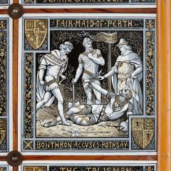 John Moyr Smith Large Victorian ceramic tile panel by John Moyr Smith for Mintons - 2994647