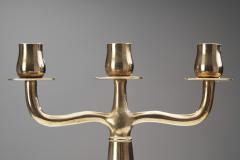 John Norelius Trio of Dirigold Art Nouveau Candelabras for AB Alco Sweden 1920s - 2930131