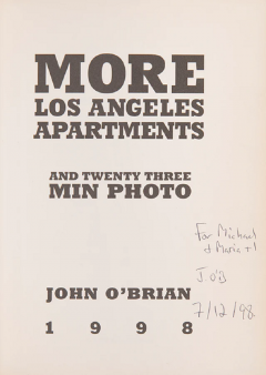 John O BRIAN More Los Angeles Apartments and Twenty Three Min Photo by John OBRIAN - 3734579