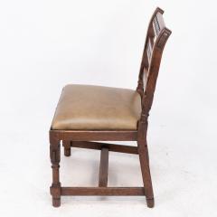 John Pollard Seddon J P Seddon attri An Aesthetic Movement oak side chair with ebonized circles - 4236674