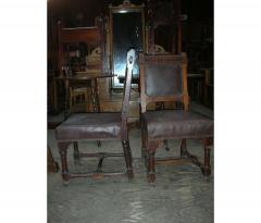 John Pollard Seddon John Pollard Seddon A pair of Gothic Revival oak dining chairs 4 more available - 4183357