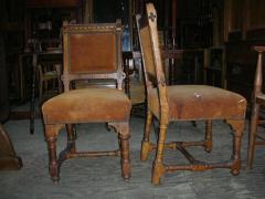 John Pollard Seddon John Pollard Seddon A pair of Gothic Revival oak dining chairs 4 more available - 4183362