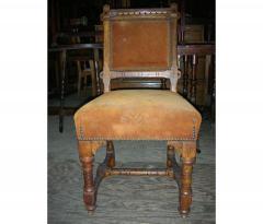 John Pollard Seddon John Pollard Seddon A pair of Gothic Revival oak dining chairs 4 more available - 4183363