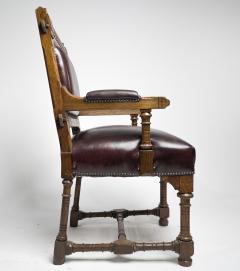 John Pollard Seddon John Pollard Seddon for Seddon Co A Gothic Revival Oak Armchair - 4183368