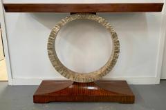 John Richards John Richard Mid Century Modern Style Macassar Mother of Pearls Console Table - 3260048