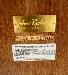 John Richards John Richard Mid Century Modern Style Macassar Mother of Pearls Console Table - 3260059