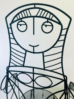 John Risley John Risley Nun Sculptural Iron Welded Chair Pair Circa 1960s - 4124359