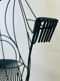 John Risley John Risley Nun Sculptural Iron Welded Chair Pair Circa 1960s - 4124360