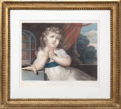 John Russel FOUR 19TH CENTURY STIPPLE ENGRAVINGS IN GILT FRAMES - 697268