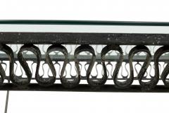 John Salterini American Mid Century Outdoor Iron Ribbon Oval Dining Tables - 4650365