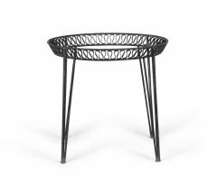 John Salterini John Salterini American Mid Century Iron Outdoor Ribbon Circular Dining Table - 2798076