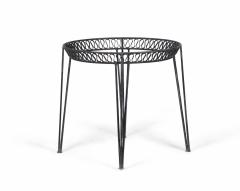 John Salterini John Salterini American Mid Century Iron Outdoor Ribbon Circular Dining Table - 2798077