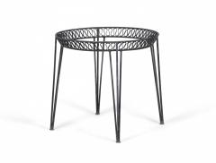 John Salterini John Salterini American Mid Century Iron Outdoor Ribbon Circular Dining Table - 2798078