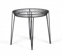 John Salterini John Salterini American Mid Century Iron Outdoor Ribbon Circular Dining Table - 2798079