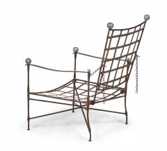 John Salterini John Salterini American Mid Century Outdoor Iron Lounge Armchair - 2798363