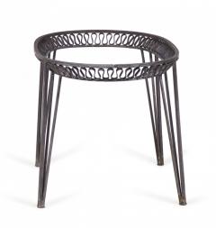 John Salterini John Salterini American Mid Century Outdoor Iron Ribbon Oval Dining Tables - 2799357