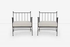 John Salterini Mario Papparzini for Salterini Wrought Iron Lounge Chairs - 3876039