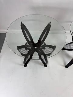 John Salterini Pair of John Salterini Iron Butterfly Side Tables Mid Century - 3681121