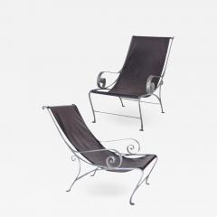John Salterini Salterini Style Scroll Iron Lounge Chairs - 1292964