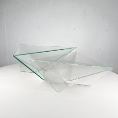 John Seitz 1988 Pyramid Modern Glass Art Bowl John Seitz - 2944441